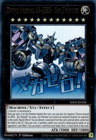 Image for Divine Arsenal AA-ZEUS - Sky Thunder (RA05-EN103) (Rarity Collection 5) - YuGiOh