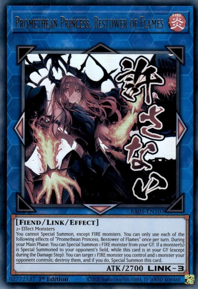 Image for Promethean Princess, Bestower of Flames (RA05-EN107) (Rarity Collection 5) - YuGiOh
