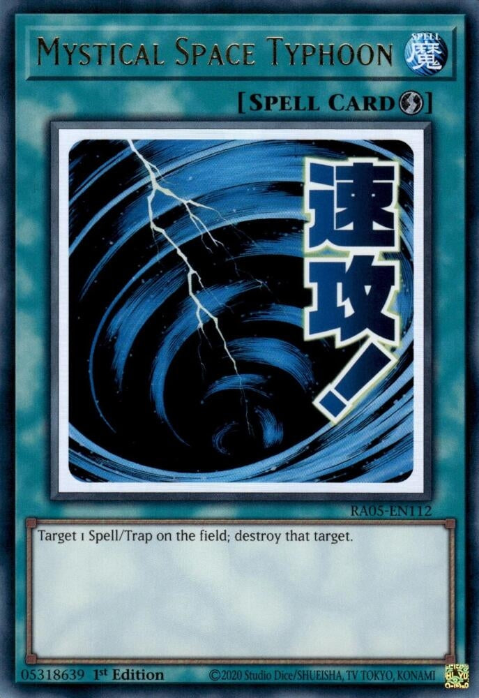 Image for Mystical Space Typhoon (RA05-EN112) (Rarity Collection 5) - YuGiOh