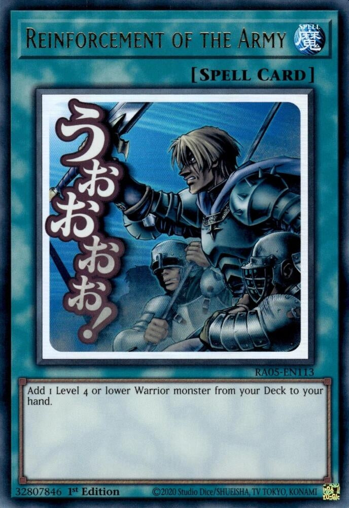 Image for Reinforcement of the Army (RA05-EN113) (Rarity Collection 5) - YuGiOh