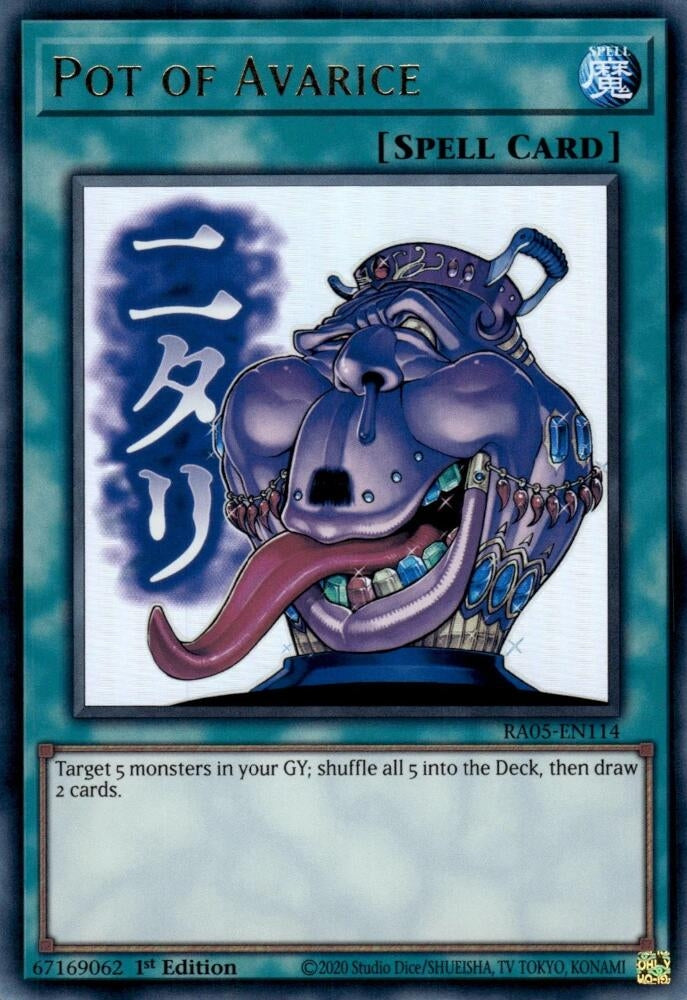 Image for Pot of Avarice (RA05-EN114) (Rarity Collection 5) - YuGiOh