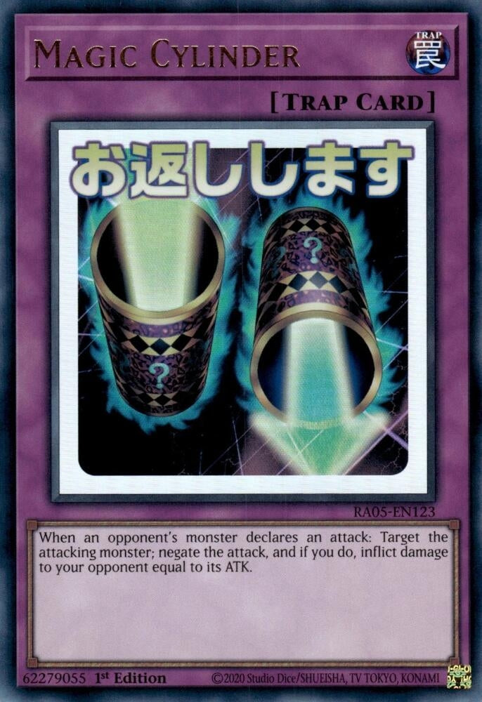 Image for Magic Cylinder (RA05-EN123) (Rarity Collection 5) - YuGiOh
