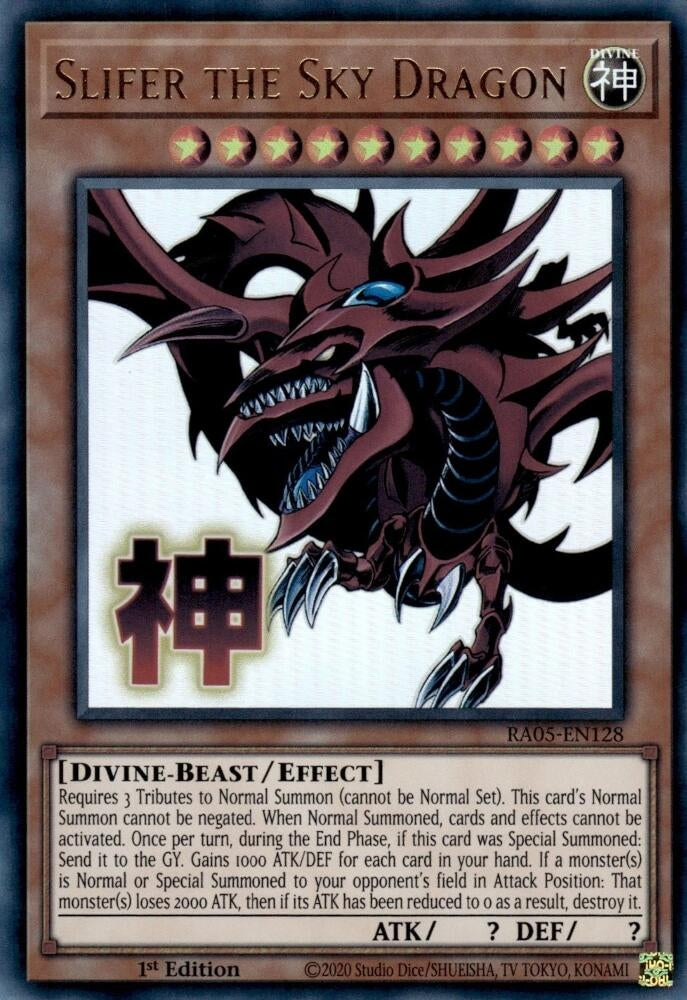 Image for Slifer the Sky Dragon (RA05-EN128) (Rarity Collection 5) - YuGiOh