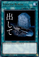 Image for Foolish Burial (RA05-EN138) (Rarity Collection 5) - YuGiOh