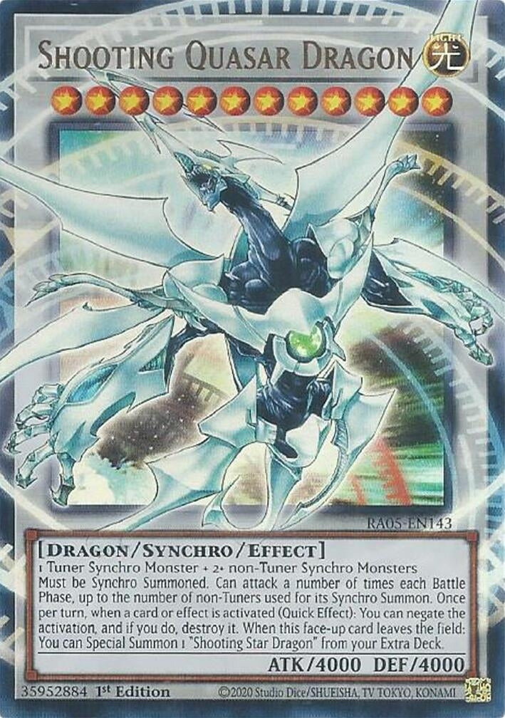 Image for Shooting Quasar Dragon (RA05-EN143) (Rarity Collection 5) - YuGiOh