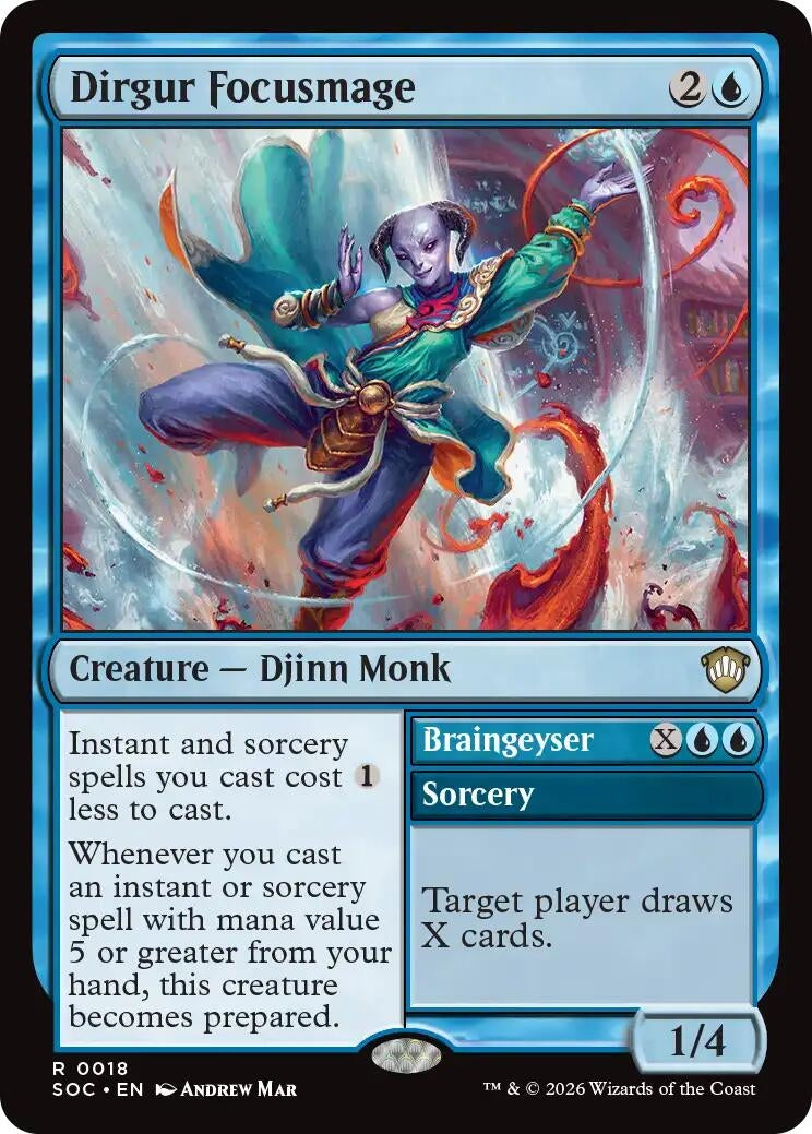 Image for Dirgur Focusmage (18) (Secrets of Strixhaven) - Magic: The Gathering