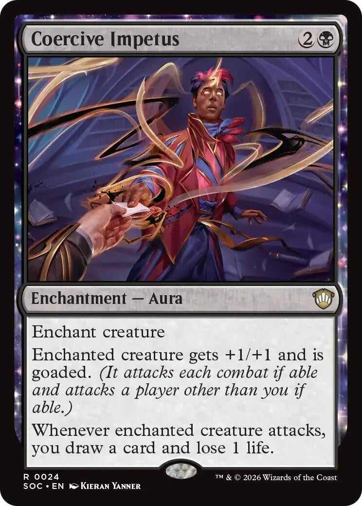 Image for Coercive Impetus (24) (Secrets of Strixhaven) - Magic: The Gathering