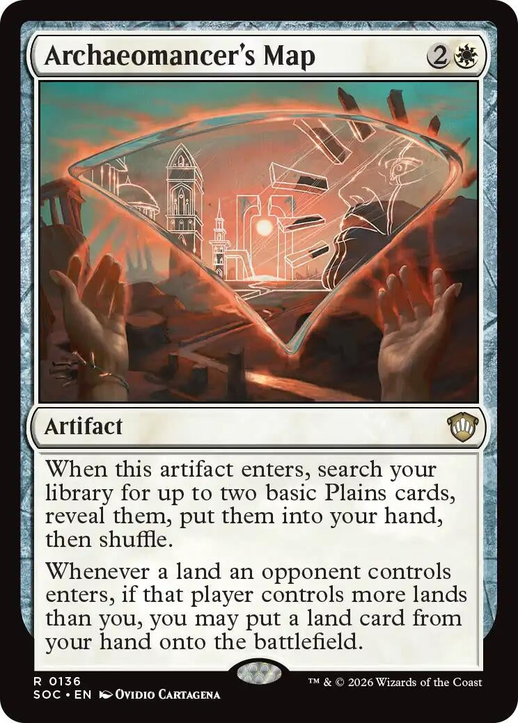 Image for Archaeomancer's Map (136) (Secrets of Strixhaven) - Magic: The Gathering