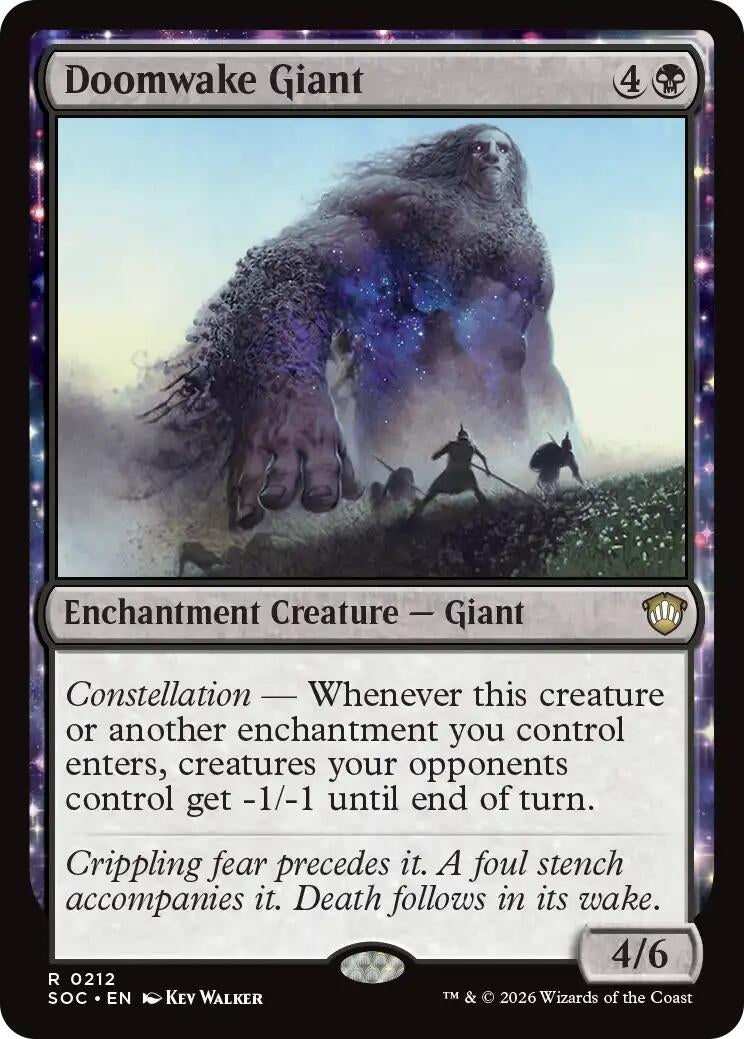 Image for Doomwake Giant (212) (Secrets of Strixhaven) - Magic: The Gathering