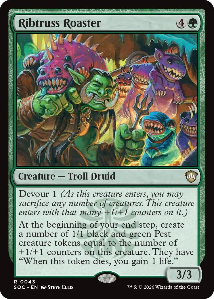 Image for Ribtruss Roaster (43) (Secrets of Strixhaven) - Magic: The Gathering