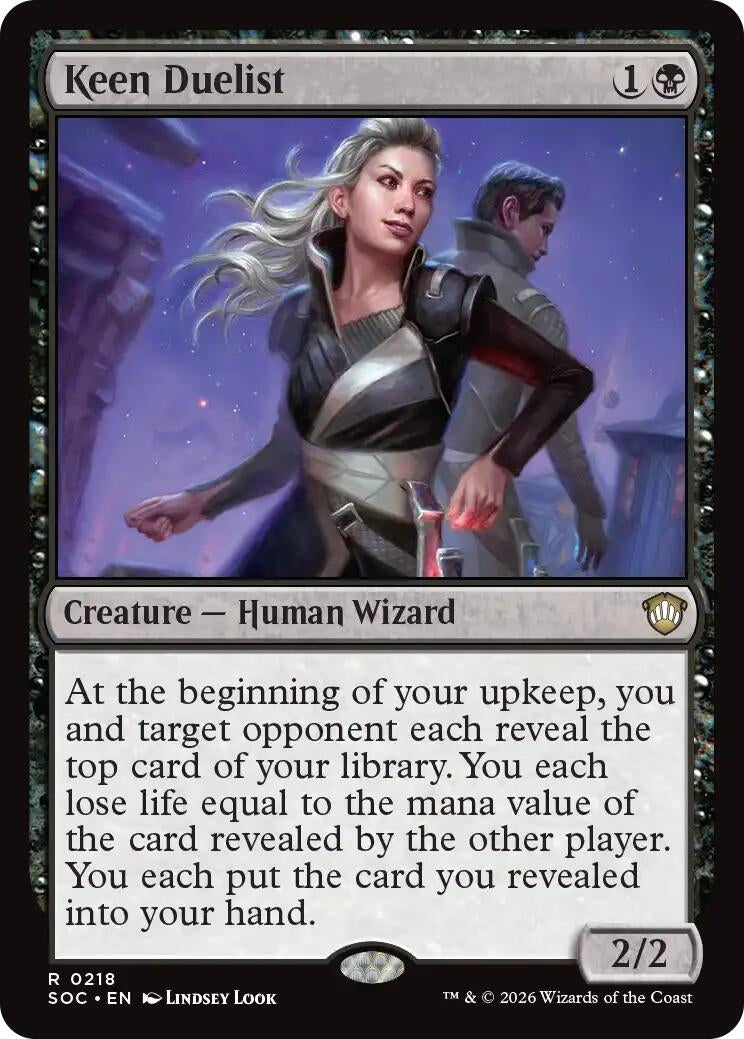 Image for Keen Duelist (218) (Secrets of Strixhaven) - Magic: The Gathering