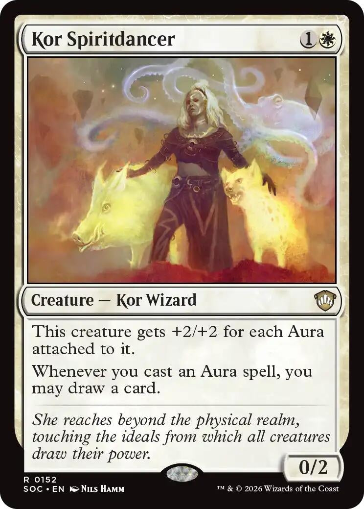 Image for Kor Spiritdancer (152) (Secrets of Strixhaven) - Magic: The Gathering