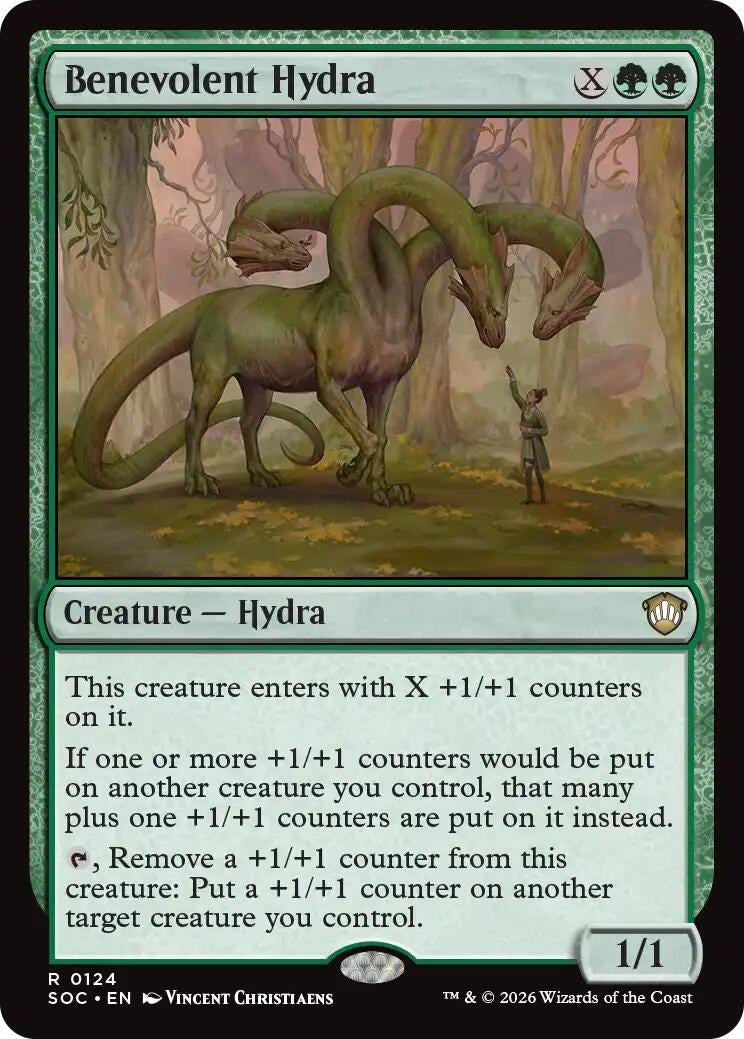 Image for Benevolent Hydra (124) (Secrets of Strixhaven) - Magic: The Gathering