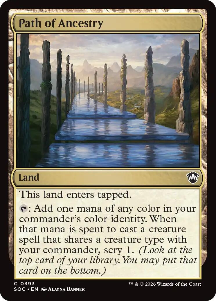 Image for Path of Ancestry (393) (Secrets of Strixhaven) - Magic: The Gathering