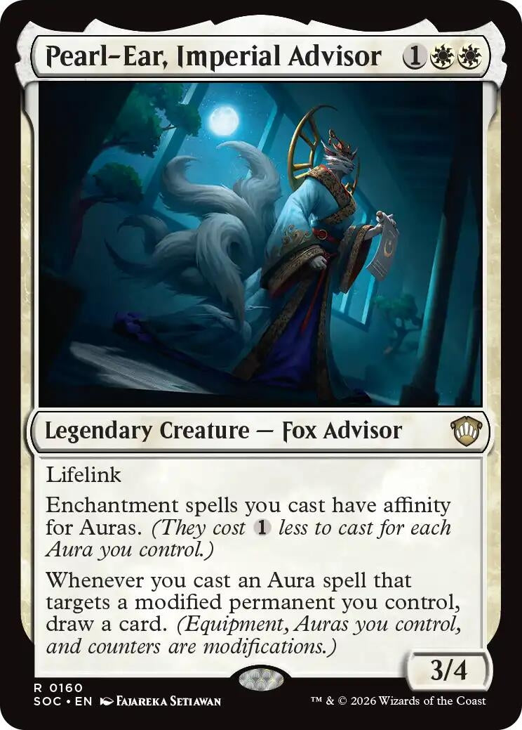 Image for Pearl-Ear, Imperial Advisor (160) (Secrets of Strixhaven) - Magic: The Gathering