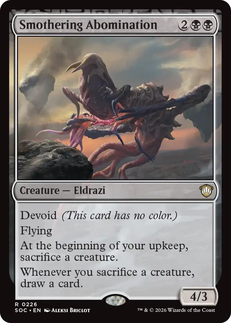 Image for Smothering Abomination (226) (Secrets of Strixhaven) - Magic: The Gathering