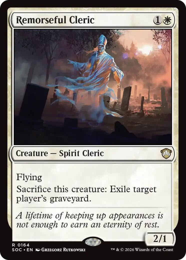 Image for Remorseful Cleric (164) (Secrets of Strixhaven) - Magic: The Gathering