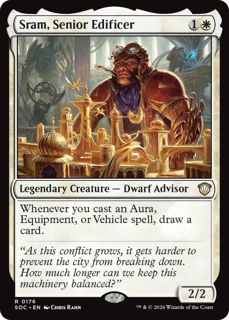 Image for Sram, Senior Edificer (176) (Secrets of Strixhaven) - Magic: The Gathering