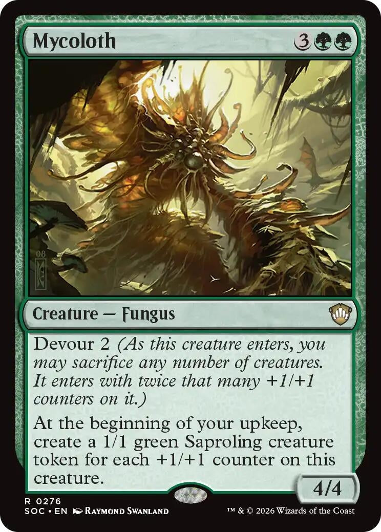 Image for Mycoloth (276) (Secrets of Strixhaven) - Magic: The Gathering