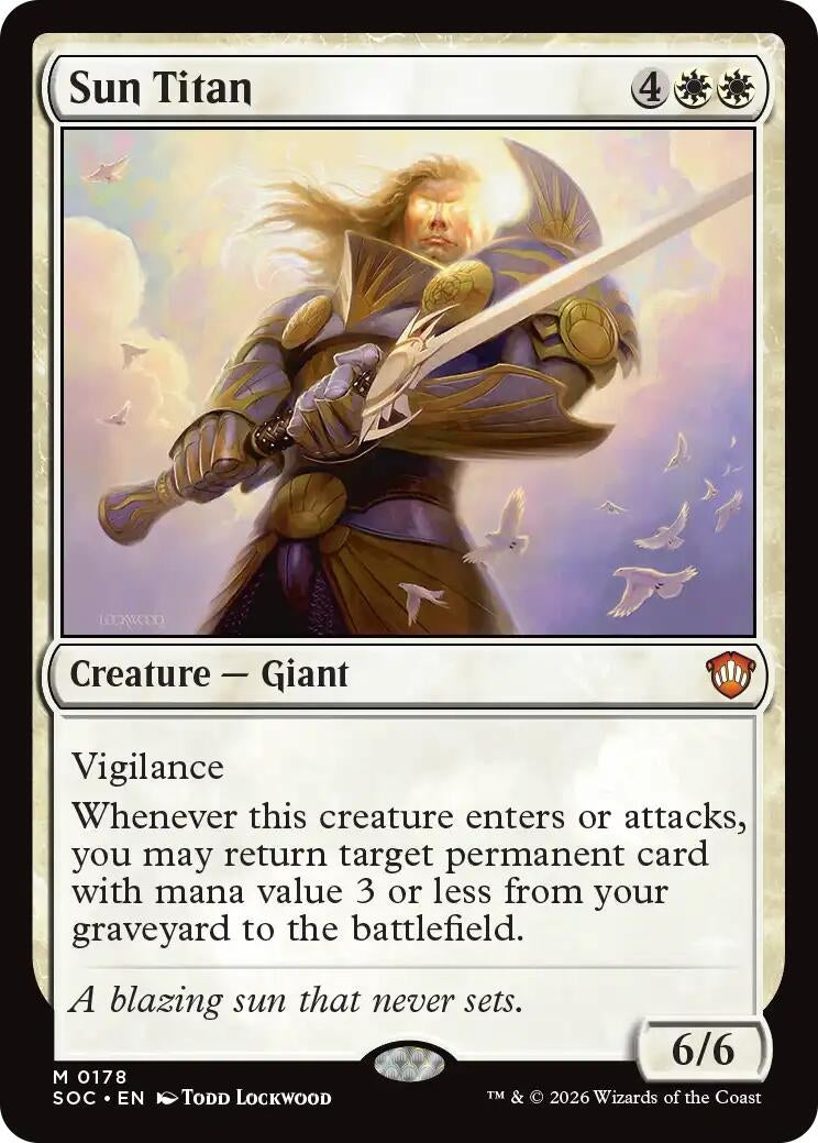 Image for Sun Titan (178) (Secrets of Strixhaven) - Magic: The Gathering