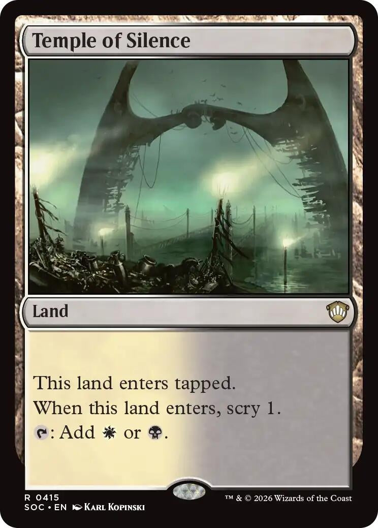 Image for Temple of Silence (415) (Secrets of Strixhaven) - Magic: The Gathering