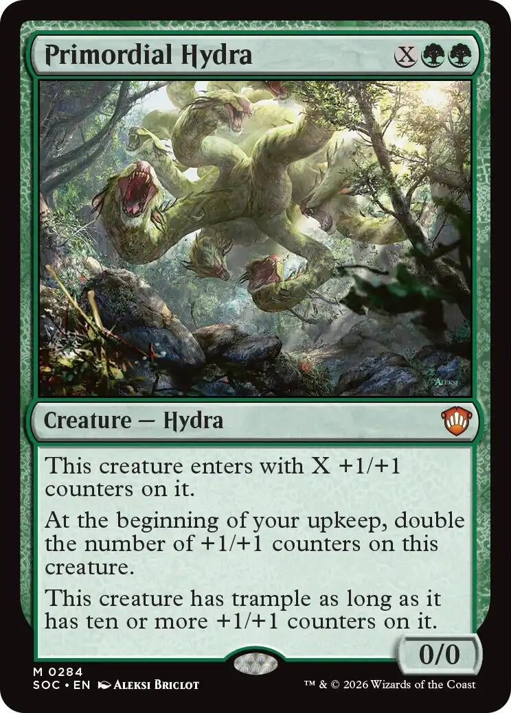 Image for Primordial Hydra (284) (Secrets of Strixhaven) - Magic: The Gathering
