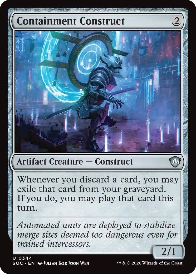 Image for Containment Construct (344) (Secrets of Strixhaven) - Magic: The Gathering