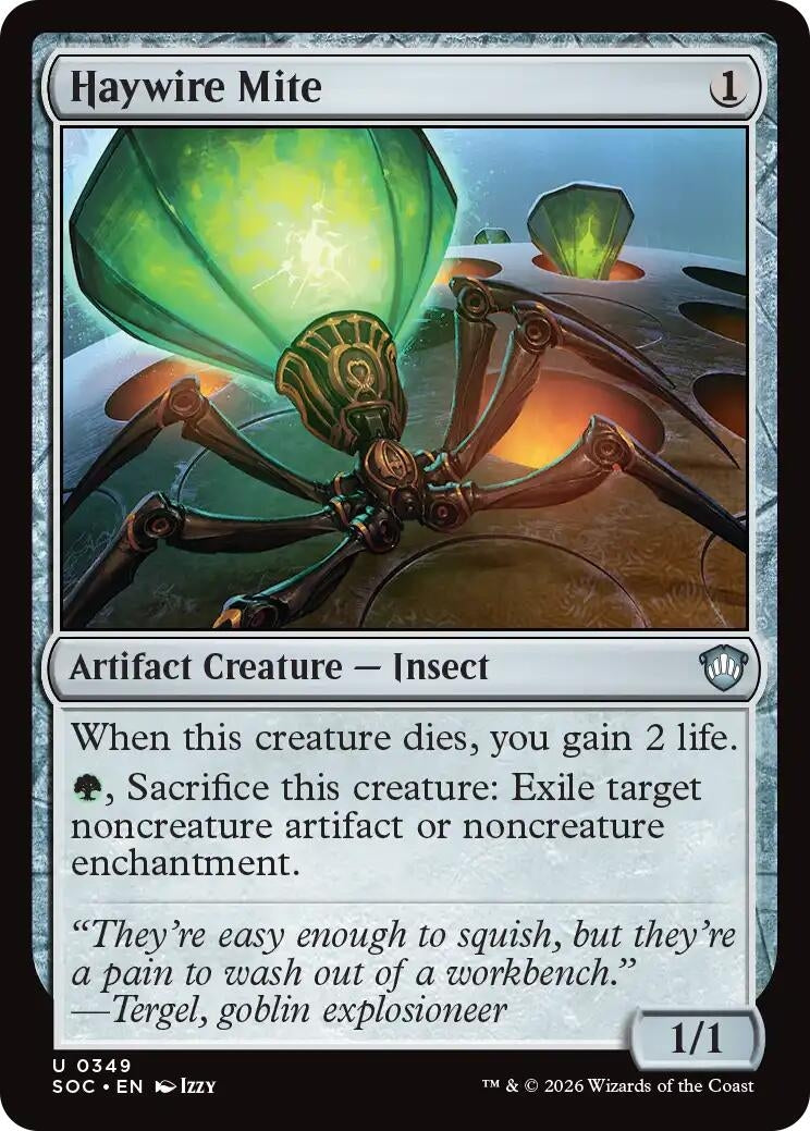 Image for Haywire Mite (349) (Secrets of Strixhaven) - Magic: The Gathering