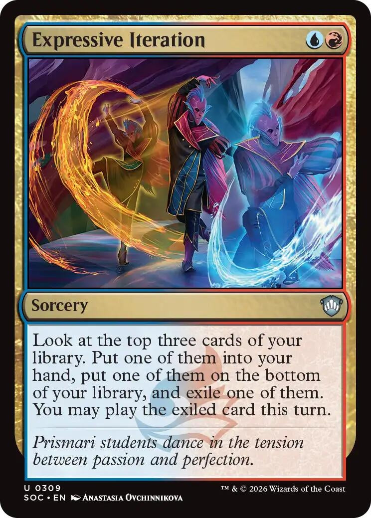 Image for Expressive Iteration (309) (Secrets of Strixhaven) - Magic: The Gathering