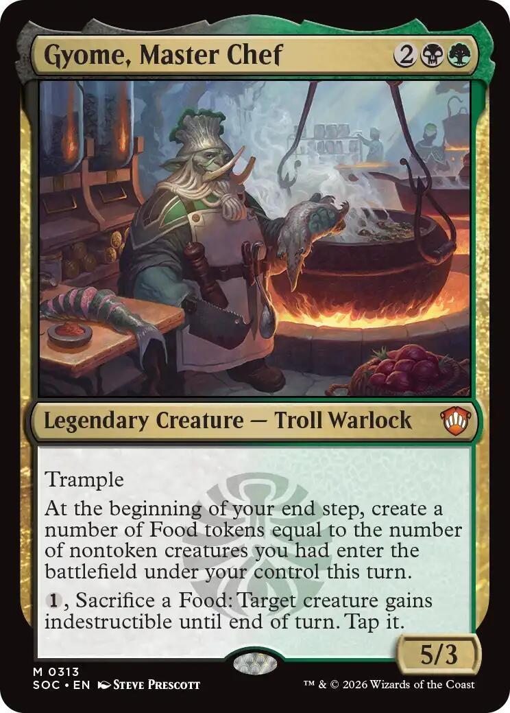 Image for Gyome, Master Chef (313) (Secrets of Strixhaven) - Magic: The Gathering