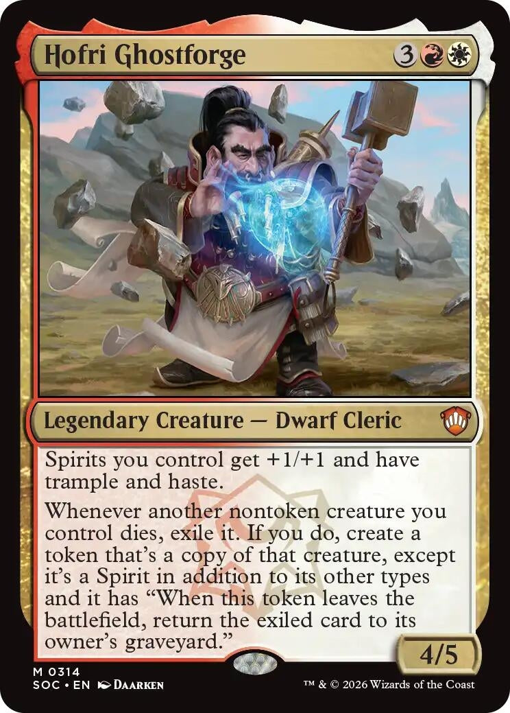 Image for Hofri Ghostforge (314) (Secrets of Strixhaven) - Magic: The Gathering