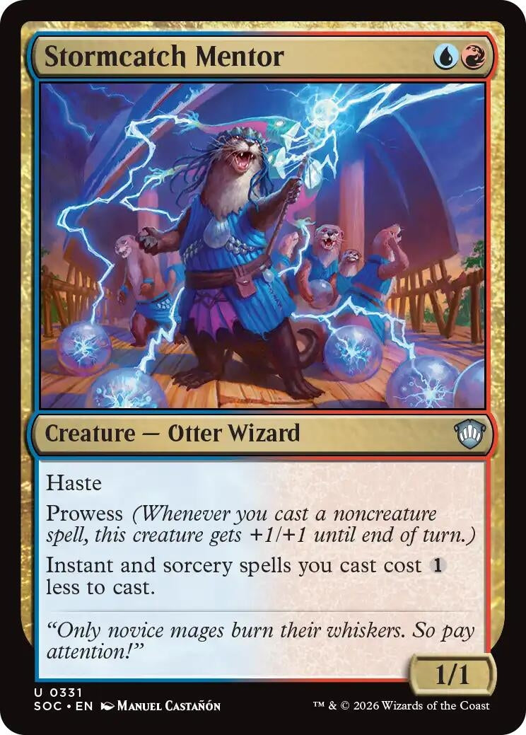 Image for Stormcatch Mentor (331) (Secrets of Strixhaven) - Magic: The Gathering