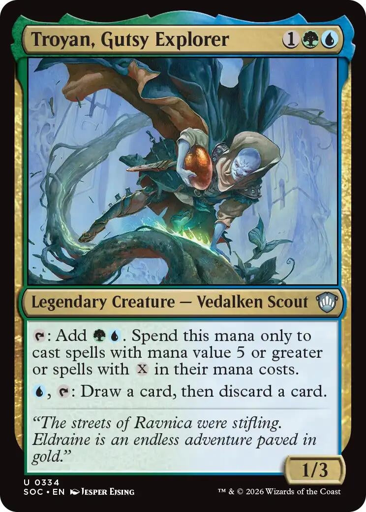 Image for Troyan, Gutsy Explorer (334) (Secrets of Strixhaven) - Magic: The Gathering
