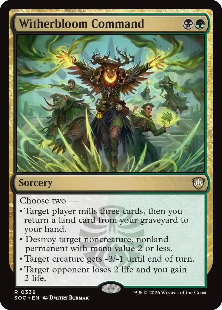 Image for Witherbloom Command (339) (Secrets of Strixhaven) - Magic: The Gathering