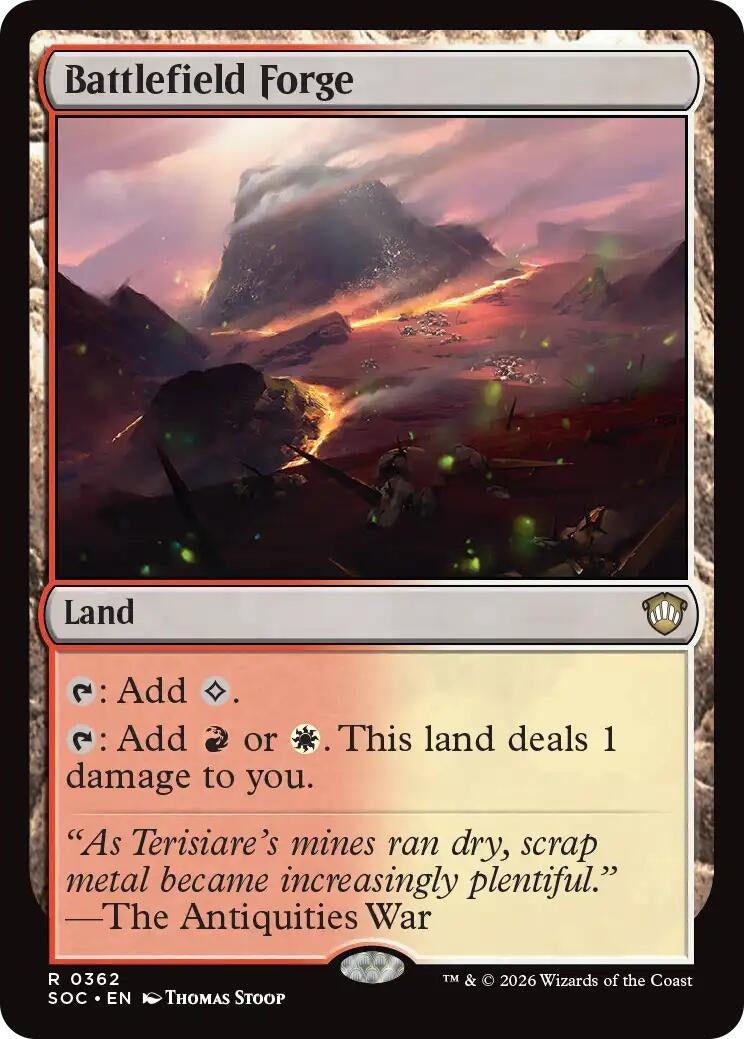 Image for Battlefield Forge (362) (Secrets of Strixhaven) - Magic: The Gathering