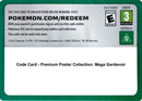 Image for Code Card - Premium Poster Collection: Mega Gardevoir (ME: Ascended Heroes) - Pokemon