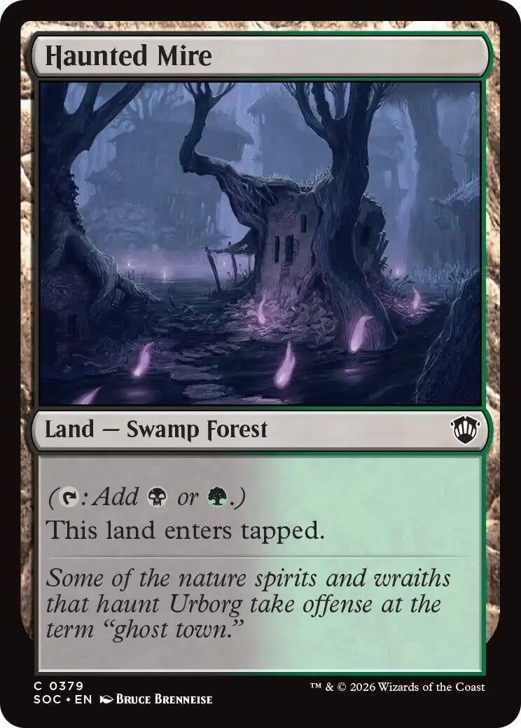 Image for Haunted Mire (379) (Secrets of Strixhaven) - Magic: The Gathering