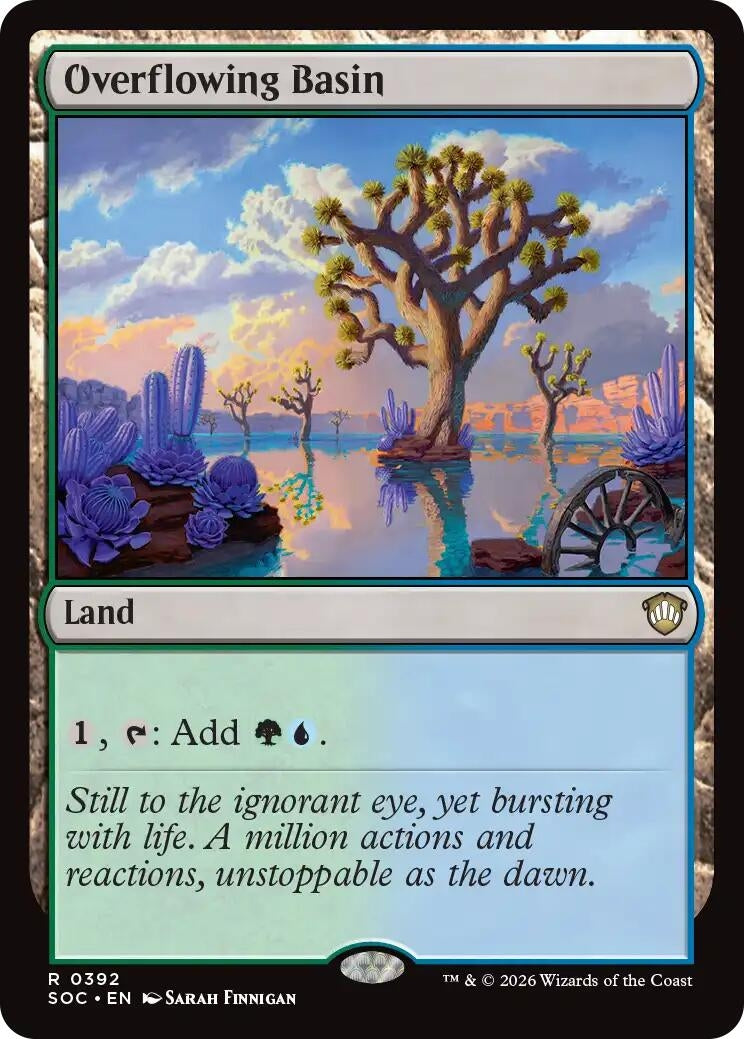 Image for Overflowing Basin (392) (Secrets of Strixhaven) - Magic: The Gathering