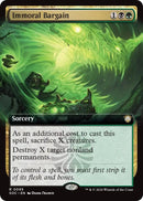 Image for Immoral Bargain (Extended Art) (95) (Secrets of Strixhaven) - Magic: The Gathering