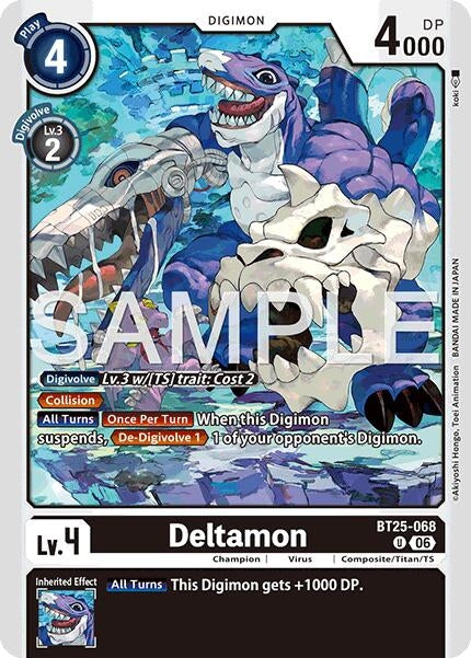 Image for Deltamon (BT25-068 U) (Dual Revolution) - Digimon Card Game