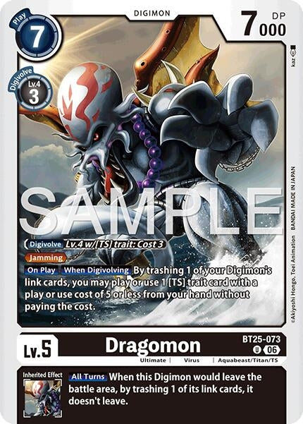 Image for Dragomon (BT25-073 U) (Dual Revolution) - Digimon Card Game