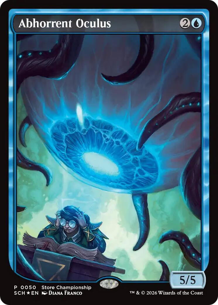 Image for Abhorrent Oculus (50) (Game Day & Store Championship Promos) - Magic: The Gathering