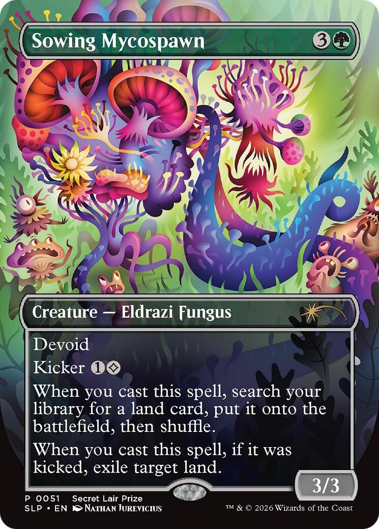 Image for Sowing Mycospawn (51) (Secret Lair Showdown) - Magic: The Gathering