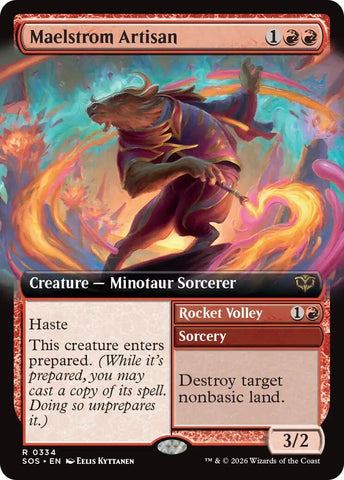 Image for Maelstrom Artisan (Extended Art) (334) (Secrets of Strixhaven) - Magic: The Gathering