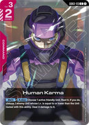 Image for Human Karma (Store Tournament Participant Pack 04) (GD03-113) (Gundam Promotional Cards) - Gundam Card Game