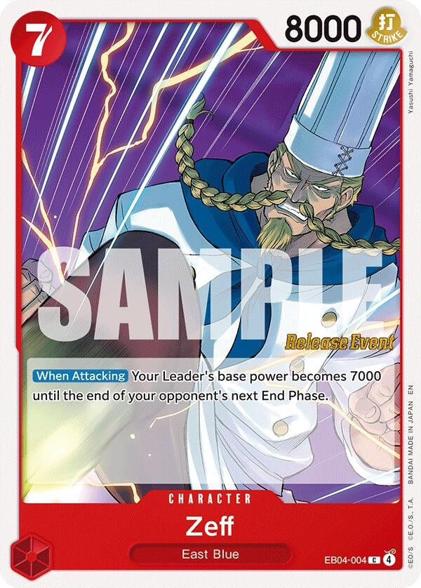 Image for Zeff (EB04-004) (Adventure on Kami's Island Release Event Cards) - One Piece Card Game