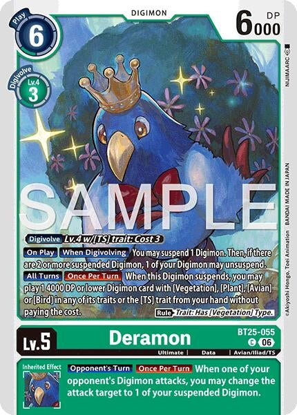 Image for Deramon (BT25-055 C) (Dual Revolution) - Digimon Card Game