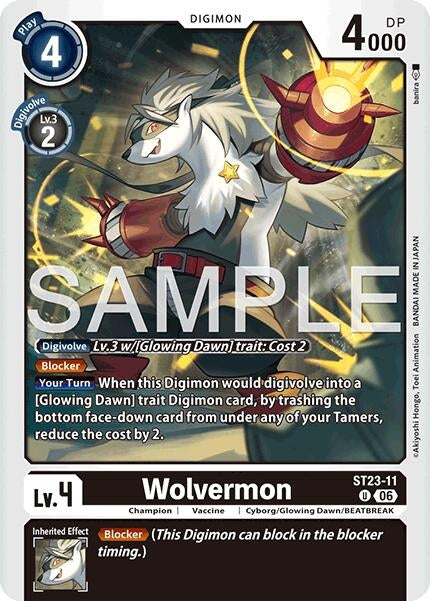 Image for Wolvermon (ST23-11 U) (Starter Deck 23: Beatbreak) - Digimon Card Game