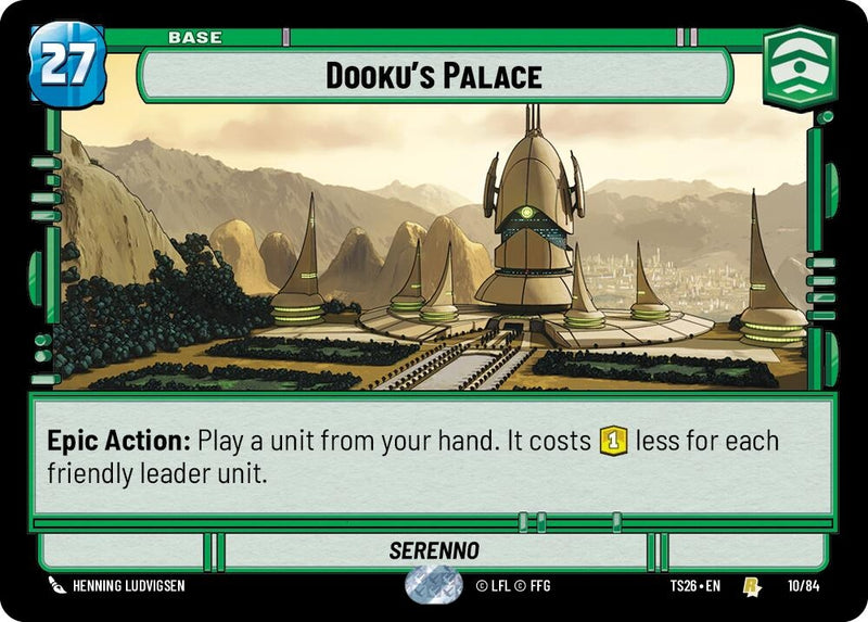 Image for Dooku's Palace (10/84) (Twin Suns) - Star Wars: Unlimited