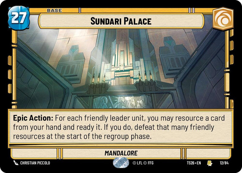 Image for Sundari Palace (12/84) (Twin Suns) - Star Wars: Unlimited